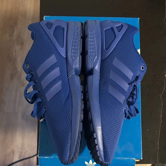 Adidas ZX Flux Royal Blue Shoes - Picture 7 of 9